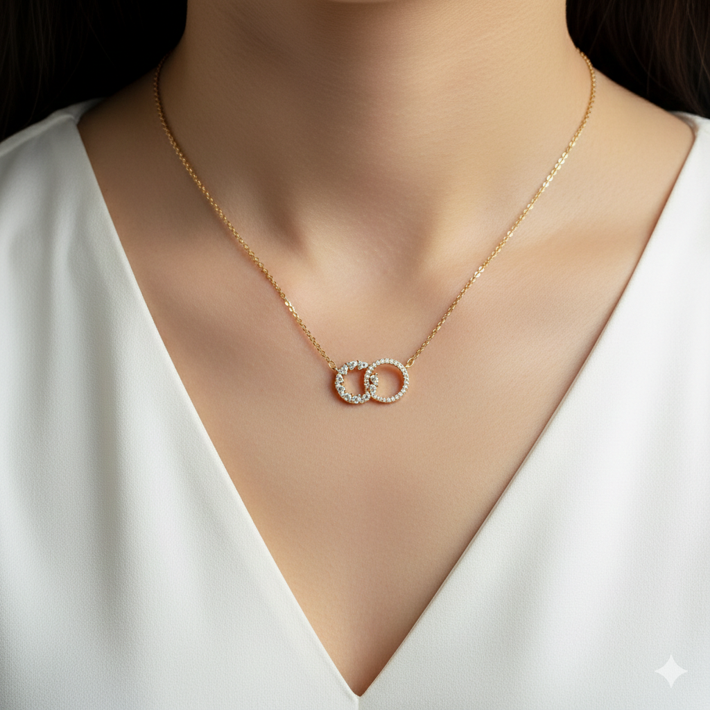 Xuping Chain Pendant Neckpiece