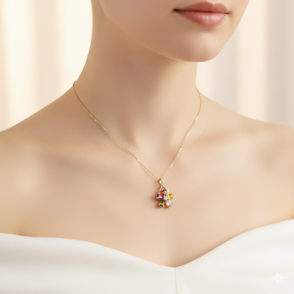 Xuping Chain Pendant Neckpiece