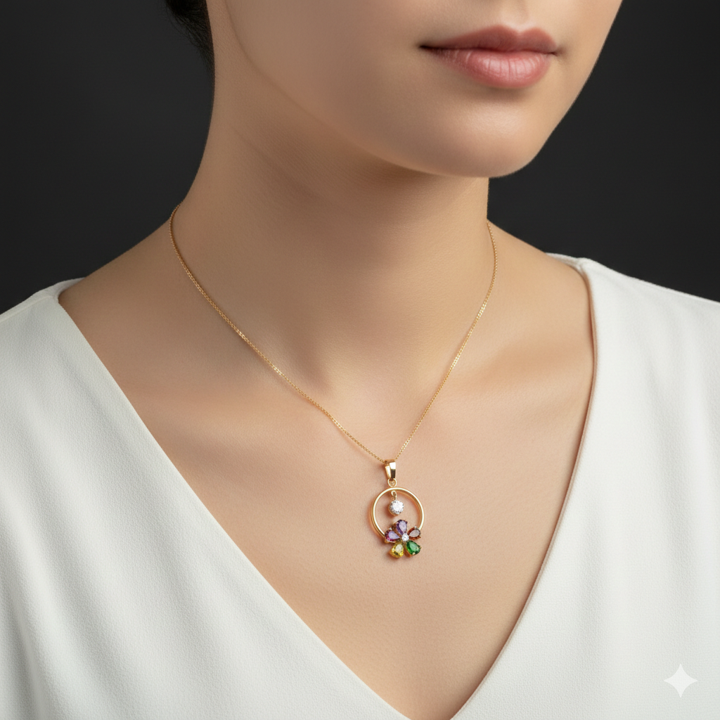 Xuping Chain Pendant Neckpiece