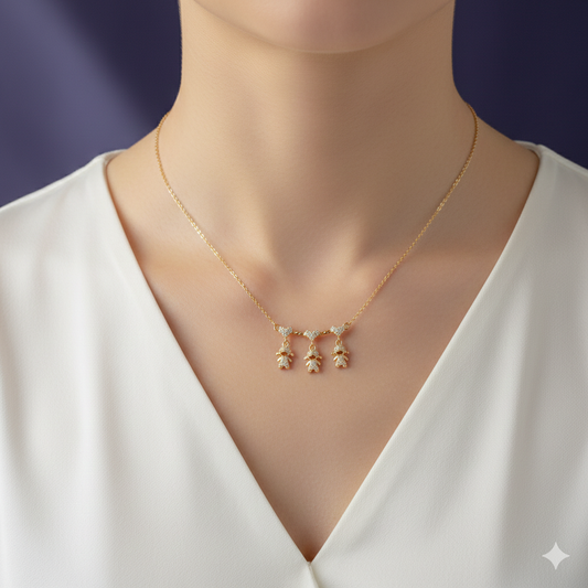 Xuping Chain Pendant Neckpiece