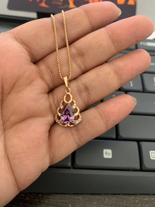 Xuping Chain Pendant Neckpiece