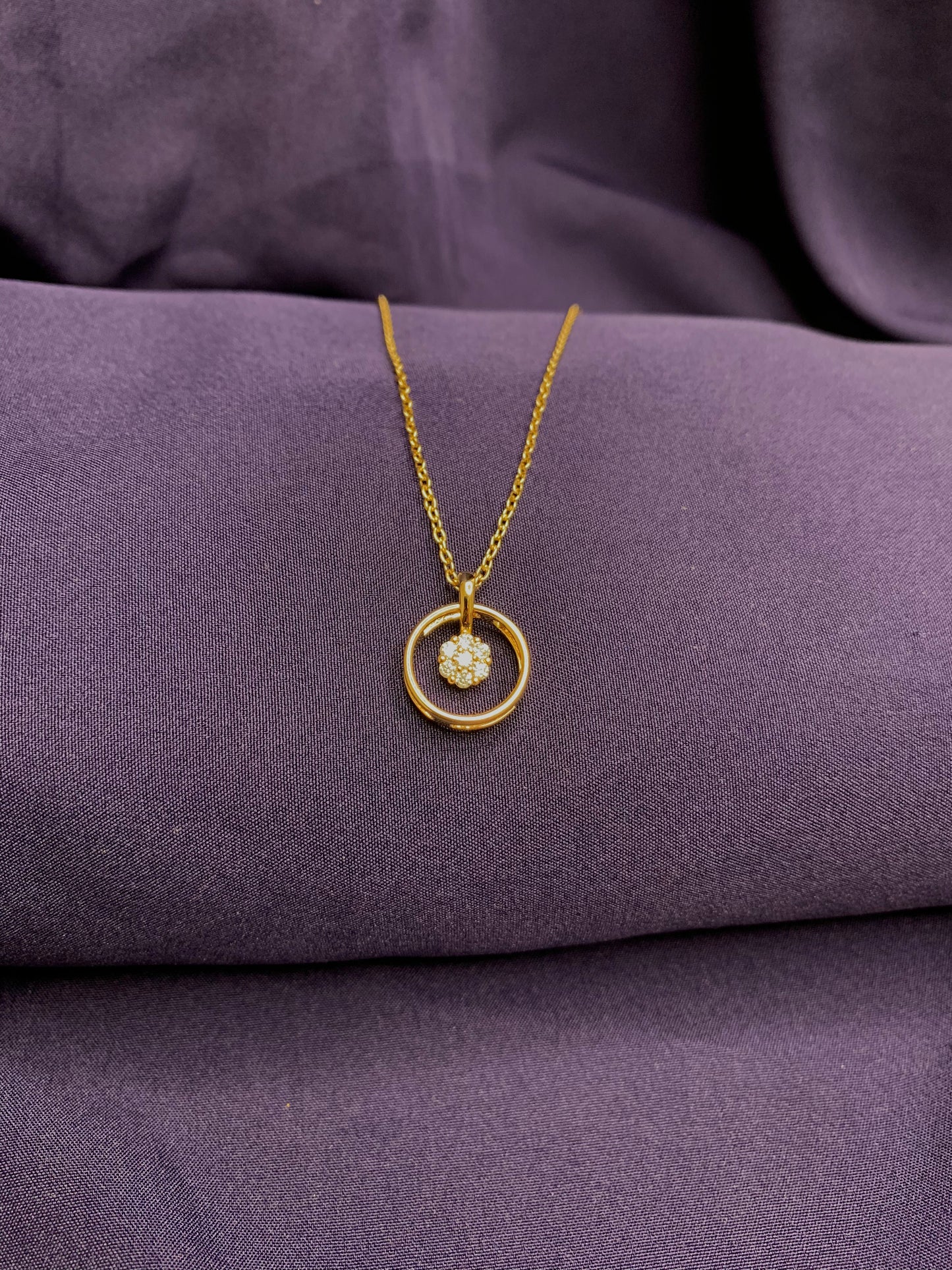 Xuping Chain Pendant Neckpiece