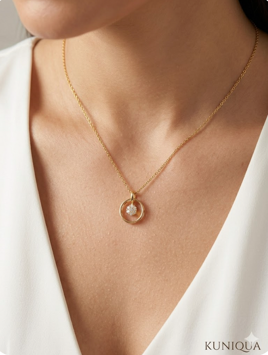 Xuping Chain Pendant Neckpiece