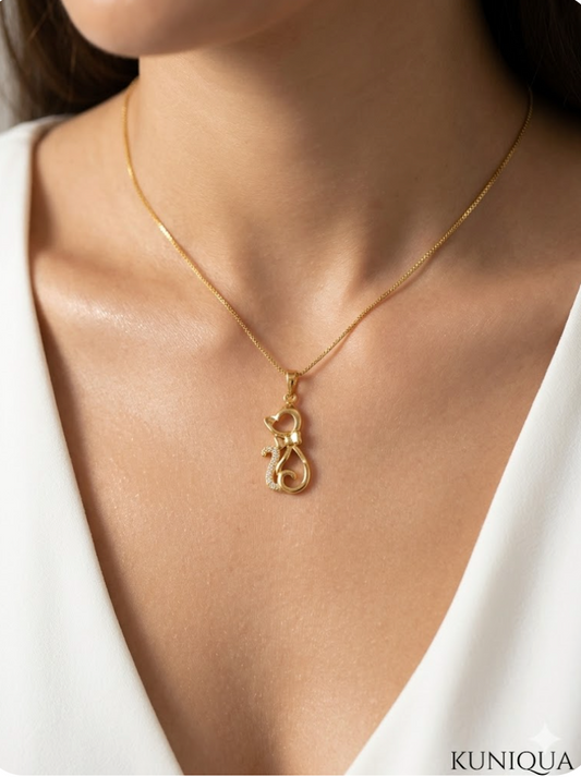 Xuping Chain Pendant Neckpiece