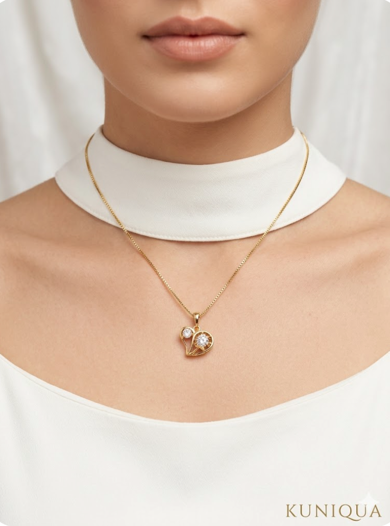 Xuping Chain Pendant Neckpiece